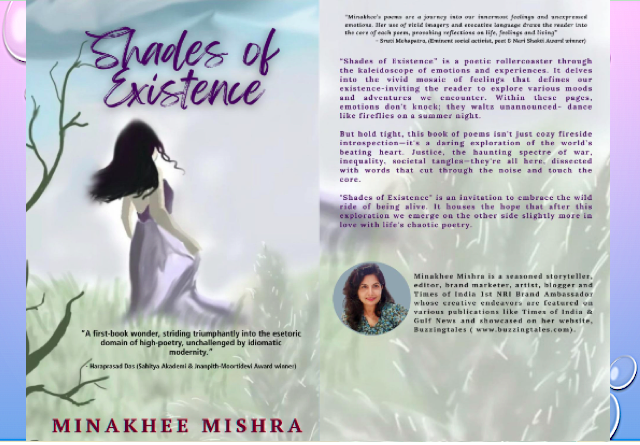 Book, Poem, Collection of Poem, Poetry,Amazon, Flipkart, Kindle, Minakhee Mishra, Shades of Existence