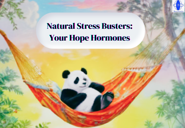 This picture on buzzingtales articles written by minakhee mishra discusses stress management. It has a panda relaxing.